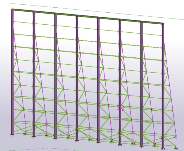 Multi-Floor Steel Structure